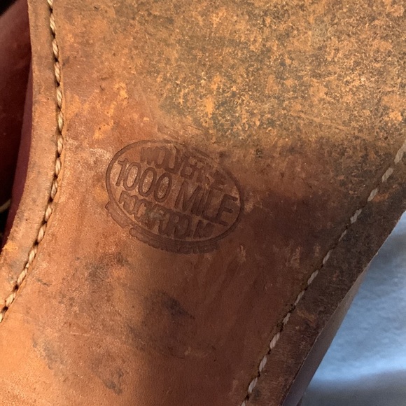 Wolverine 1000 mile size 13 ox blood leather boots